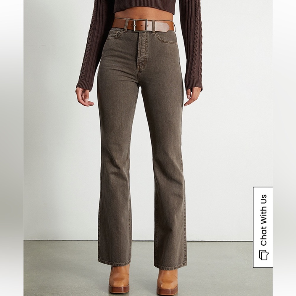 Pacsun Brown high waisted bootcut jeans, size 24